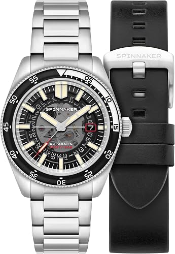 Spinnaker Men's 43mm Fleuss Automatic Watch with Solid Stainless Steel Bracelet SP-5118