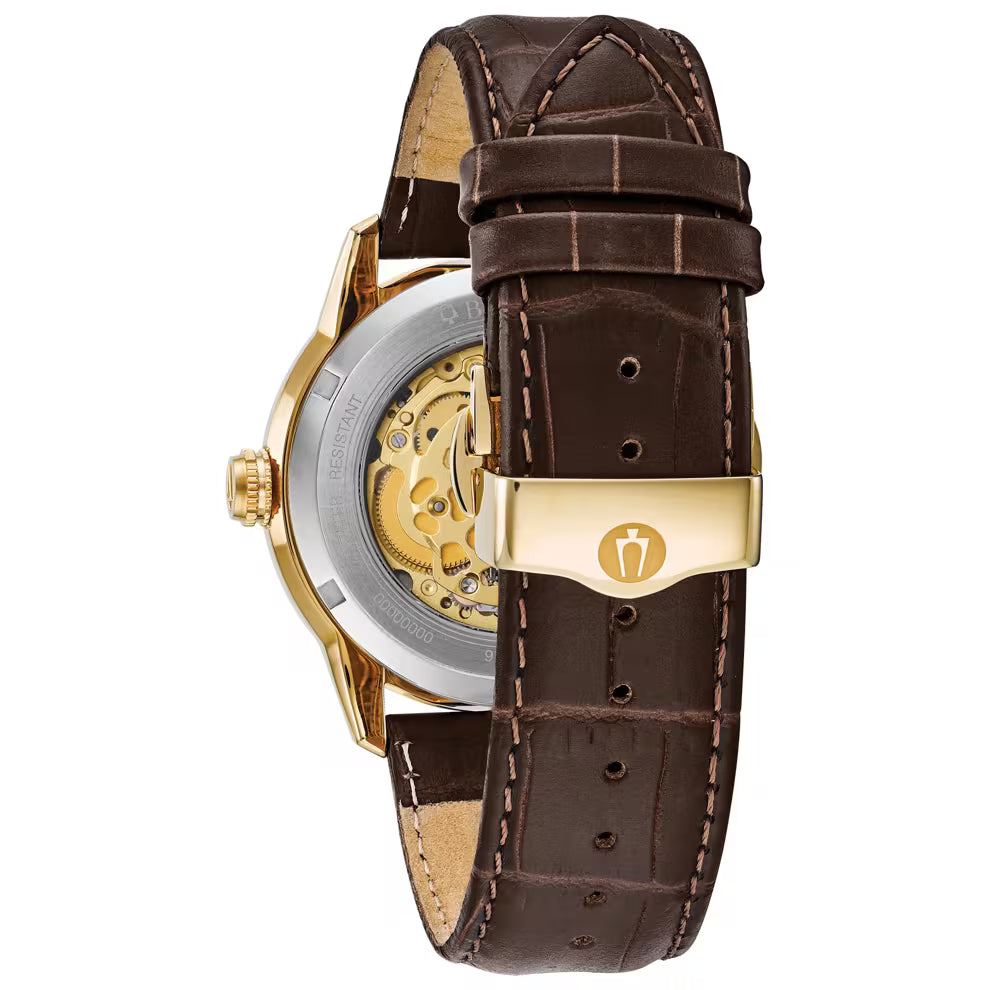 Men's Sutton Watch in Brown Leather.